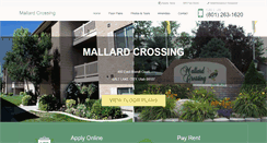 Desktop Screenshot of mallardcrossingapt.com